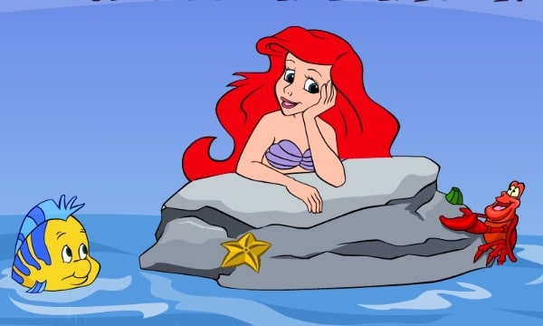 The Little Mermaid Coloring Book - PLAYNOW! Toys and Games